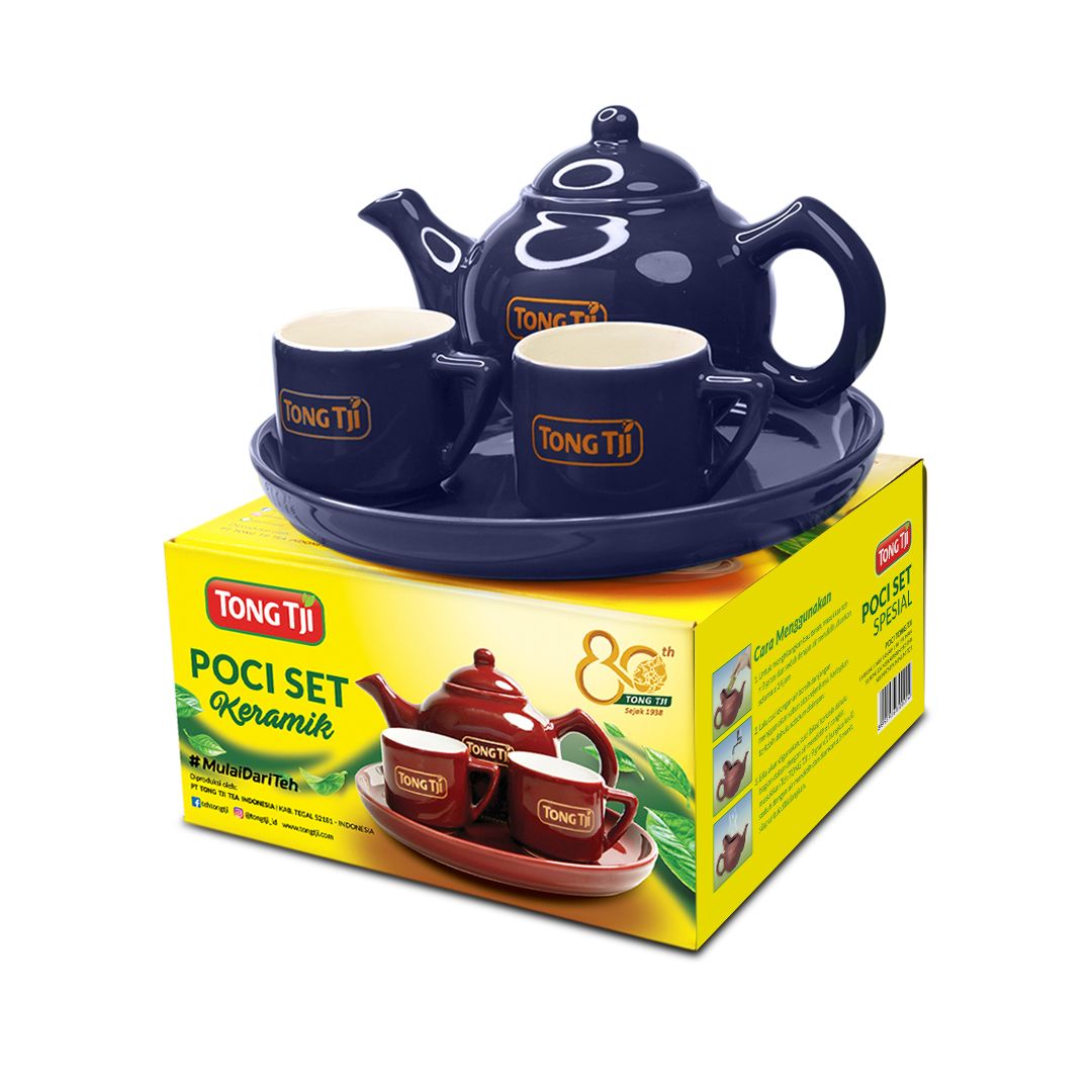 Poci Set Keramik (Biru)